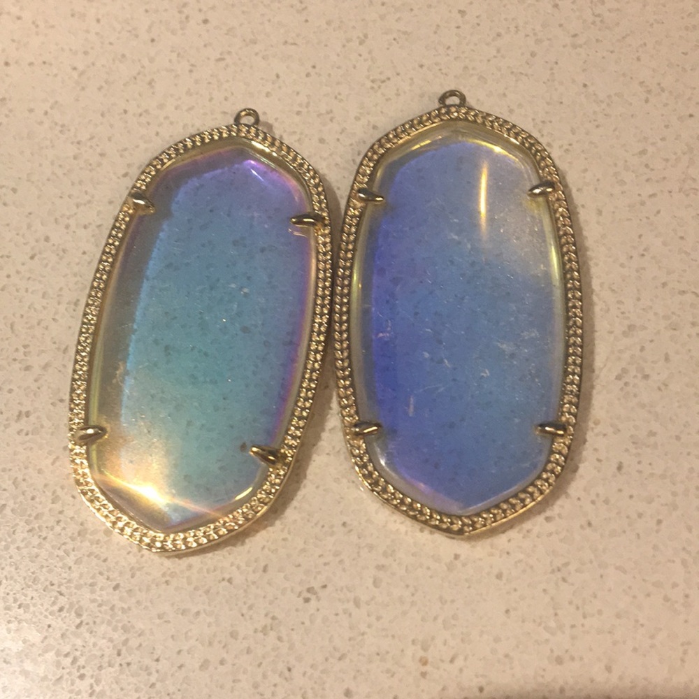 Large Iridescent Kendra Scott Earrings